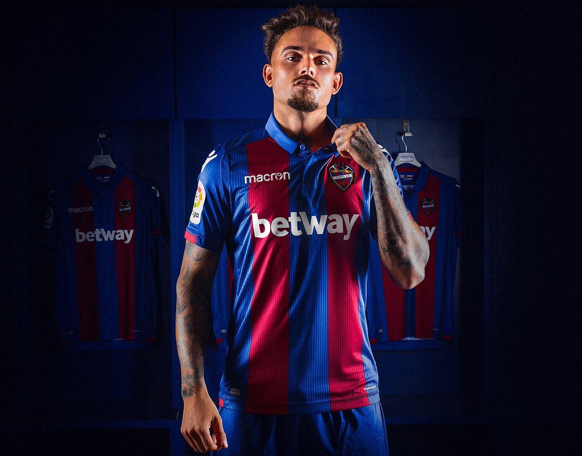 Levante 2018-19 Macron Home Kit Football Shirt