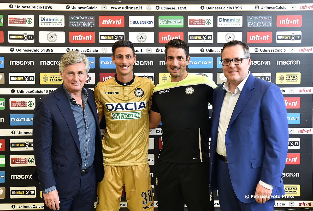 Metallic Gold Udinese Calcio 18-19 Away Kit