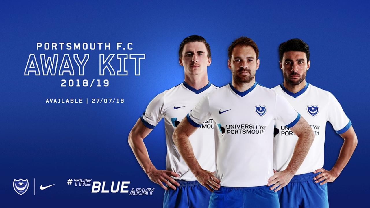 Portsmouth 2018-19 Home & Away Kit