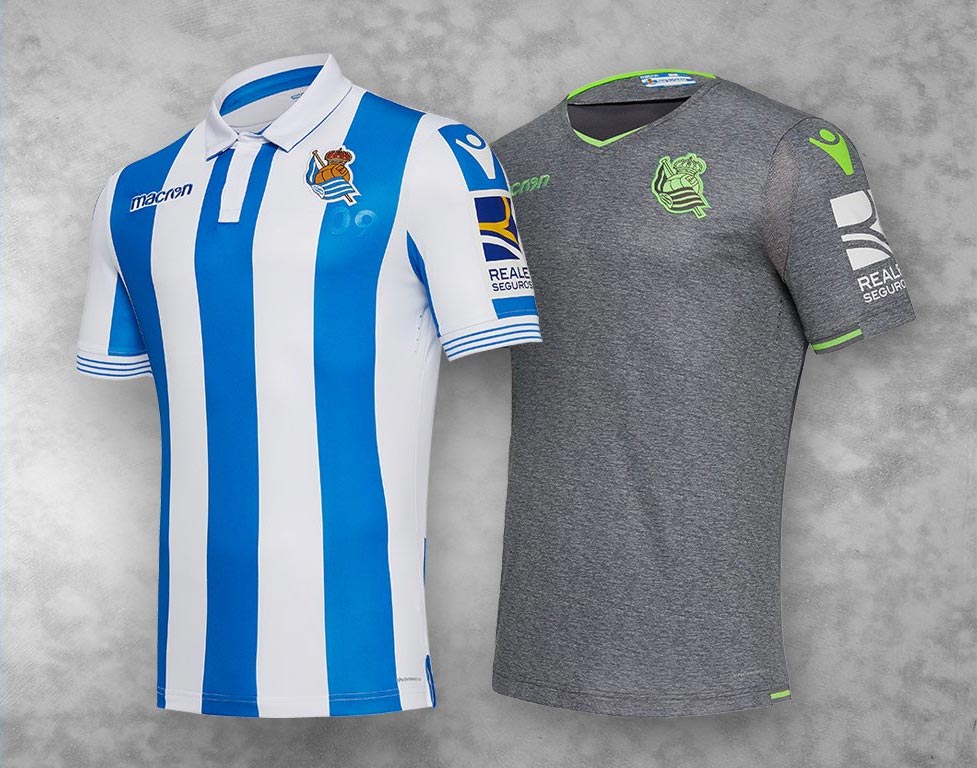 Real Sociedad 2018-19 Macron Home & Away Kits