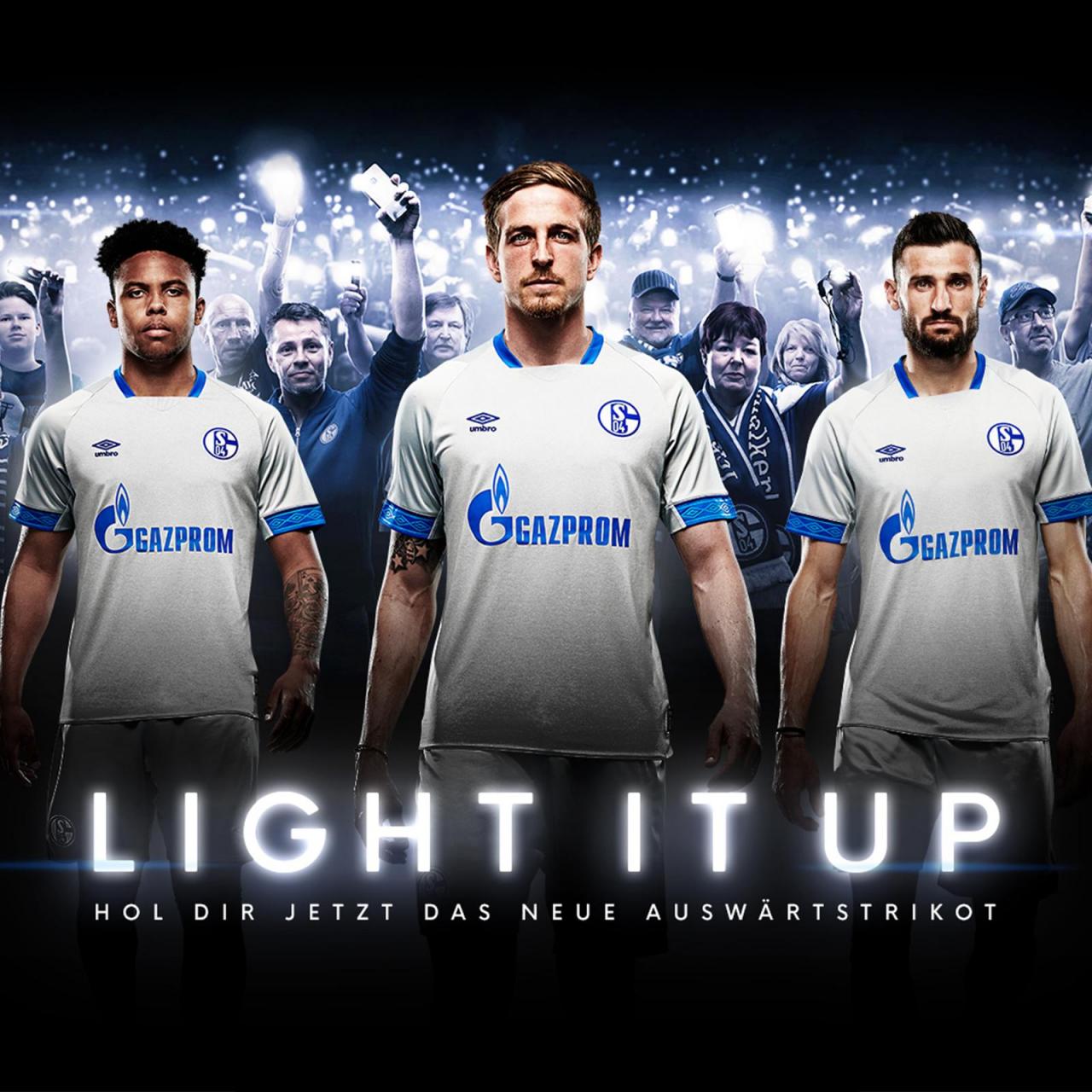 Schalke 2018-19 Umbro Away Kit Football Shirt