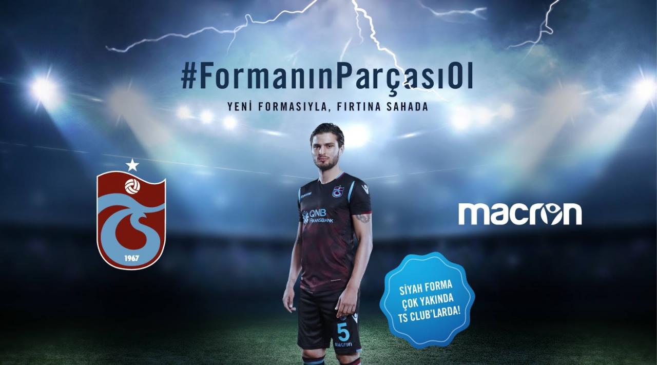 Trabzonspor 2018-19 Macron Home, Away & Third Kits