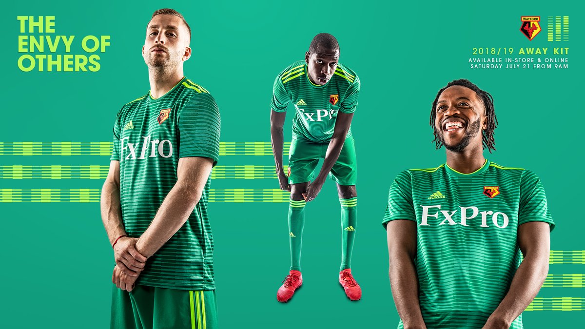 Watford 2018-19 Adidas Away Kits