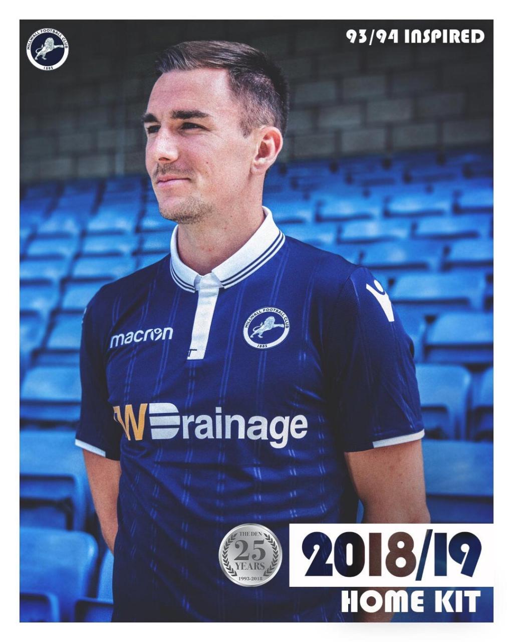 Millwall 2018-19 Home & Away Kit