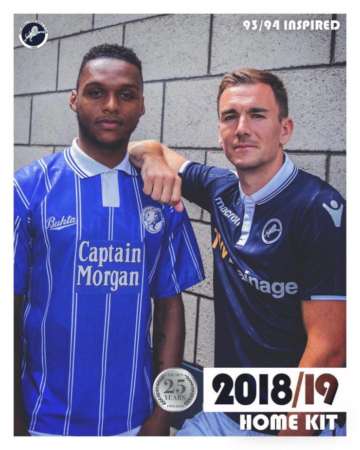 Millwall 2018-19 Home & Away Kit