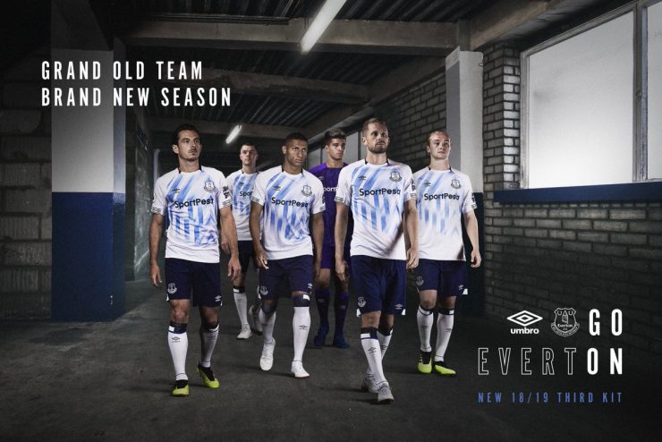 Everton 2018-19 Umbro Third Kit