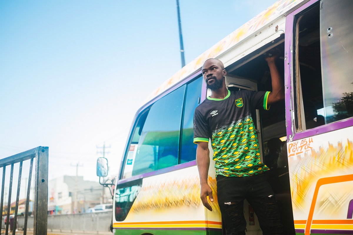 Jamaica 2018-19 Umbro Home And Away Kit