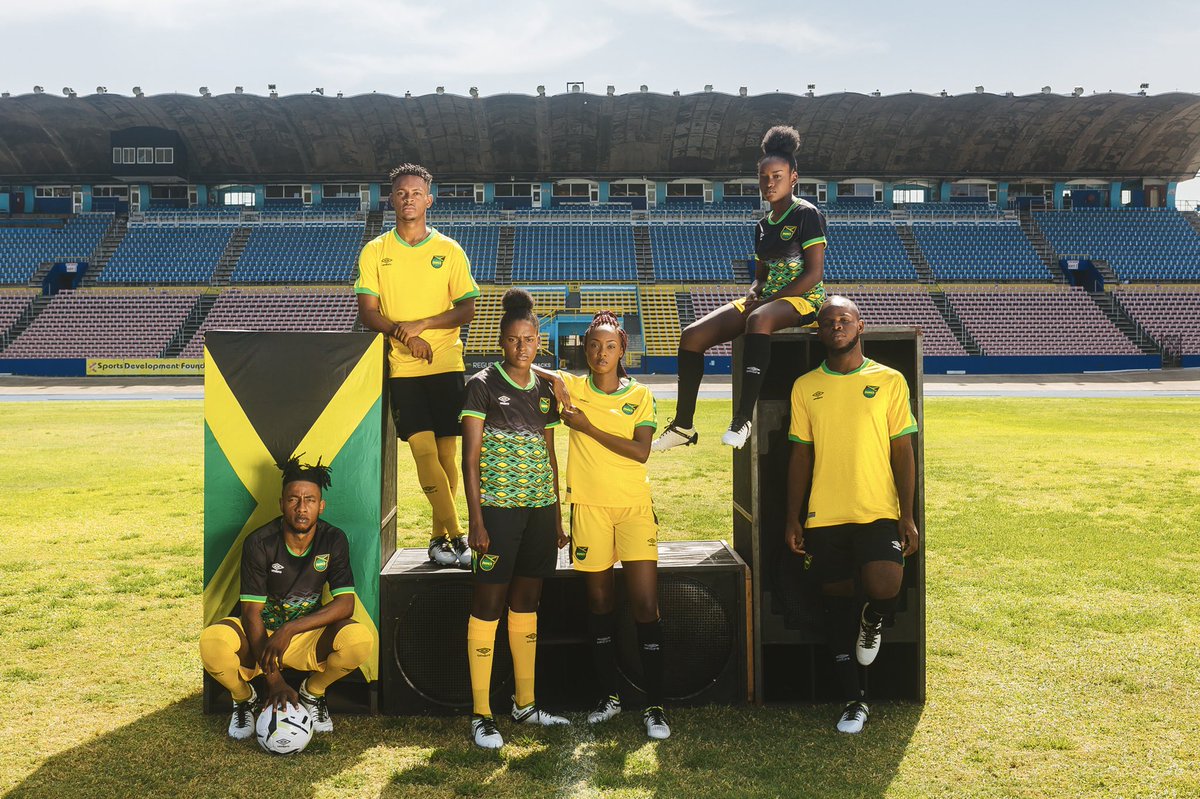 Jamaica 2018-19 Umbro Home And Away Kit
